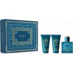 Versace Eros Подаръчен комплект, Тоалетна вода 50ml + Душ гел 50ml + Афтършейв балсам 50ml, мъже