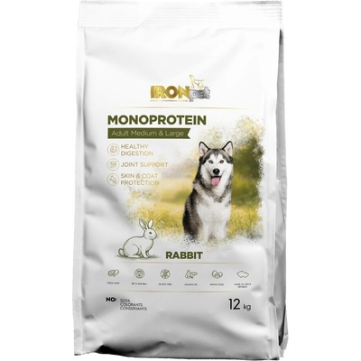 Ironpet Dog Adult Medium & Large Rabbit 12 kg