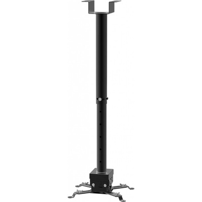 STRICT BRAND SB2 stropný držiak projektora s nastaviteľnou dĺžkou od stropu 650-1000mm v čiernej farbe