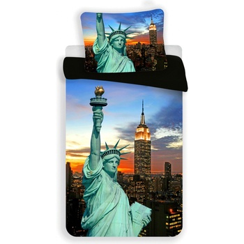 Jerry Fabrics bavlna obliečky New York night 140x200 70x90