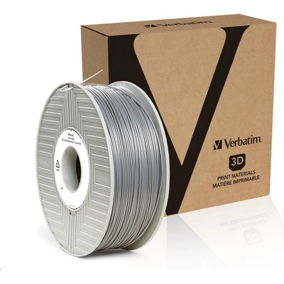 Verbatim 55319 (55275) 3D филамент, PLA, 1, 75mm, 1000g, Сребрист (Silver/Metal grey) (55319)