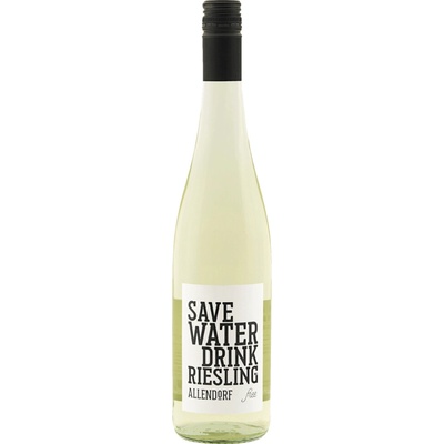 Allendorf Save Water Drink Riesling free Suché bílé Neročníkové 0,5% 0,75 l (holá láhev)