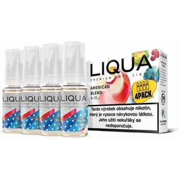 Ritchy Liqua Elements 4Pack American Blend 4 x 10 ml 12 mg