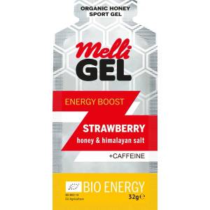 MelliGel Био енергиен гел - Ягода + кофеин (MG-118)