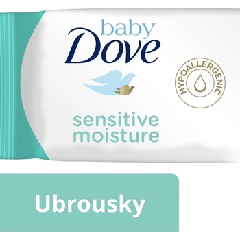 Baby Dove Sensitive Moisture vlhčené obrúsky 50 ks