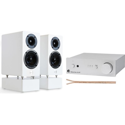 AQ Audio set Pro-Ject Stereo Box S3 BTs+ WRS MM2 +reprokabel AQ 615