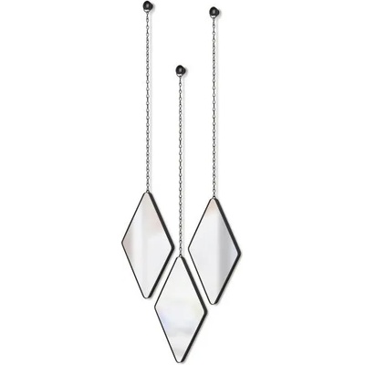 Umbra hk ltd (Канада) Комплект от 3 бр. висящи огледала umbra dima - цвят черен (umbra 358777-040)