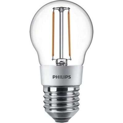 Philips filament LED žárovka kapka P45 E27 3-25W 827 CL D 300Lm čirá stmívatelná