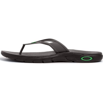 Image 1 of Oakley Ellipse Flip Flops Green/Black