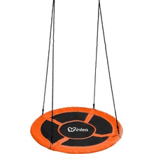Inlea Závesný hojdací kruh 90 cm oranžový