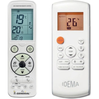 General Idema rg57a4, isa-50, isz 12000 btu, iske 12000 btu - луксозно с подсветка дистанционно управление (rg57a4, isa-50, isz 12000 btu, iske 12000 btu)