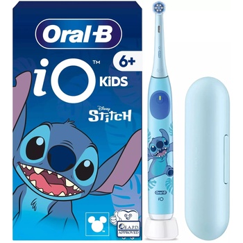 Image 1 of Oral-B iO Kids Disney Stitch Детска електрическа четка за зъби Синя с пътна чантичка (931564)