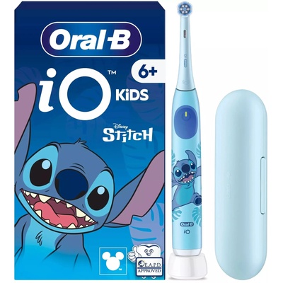 Oral-B iO Kids Disney Stitch Детска електрическа четка за зъби Синя с пътна чантичка (931564)