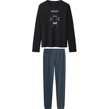 Dívčí pyžamo Wednesday navy modrá