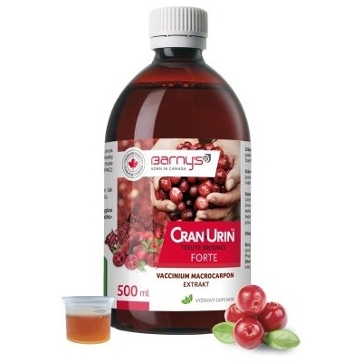 Barny's Cran-Urin Brusnice Forte extrakt z brusníc 500 ml