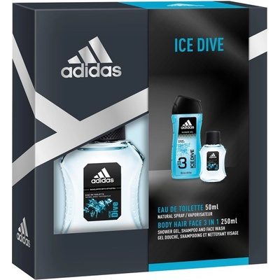 Adidas Ice Dive EDT 50 ml + sprchový gél 250 ml pre mužov darčeková sada