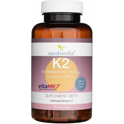 Medverita Vitamín K Vitamk7 100 mcg 120 kapsúl