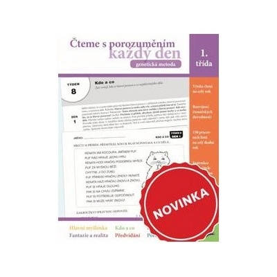 Čteme s porozuměním 1.třída - genetická metoda