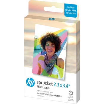 HP Zink Paper Sprocket Select 20 Pack 20 бр. Фото хартия (HPIZL2X320)
