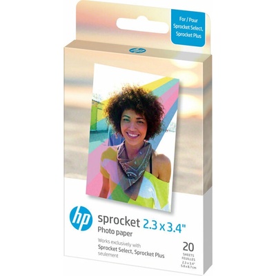 HP Zink Paper Sprocket Select 20 Pack 20 бр. Фото хартия (HPIZL2X320)