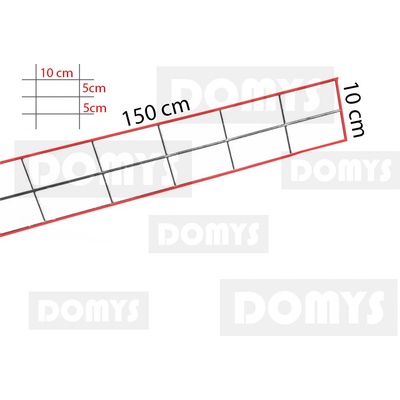 DOMYS Gabionová síť 150x10 cm (oko 10x5)