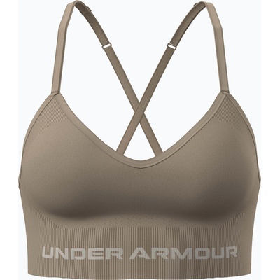 Under Armour Спортен сутиен Under Armour Vanish Seamless Low city khaki/summit white