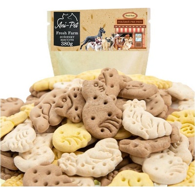 Ani pet Fresh Farm Sušienky Mini Zoo Mix biscuit 380 g