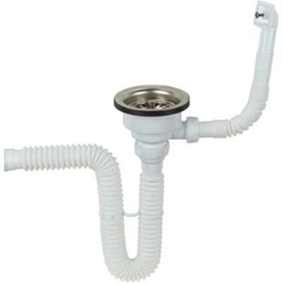 Tagemal LTD Сифон за мивка алпака + гофре + преливник (141312)