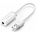 UGREEN Преходник Ugreen US206, от USB-A(м) към Jack 3.5mm(ж), бял (UGREEN-30712)
