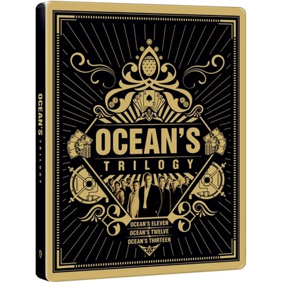 Ocean´s kolekcia Eleven Twelve Thirteen 4K Ultra HD BD Steelbook
