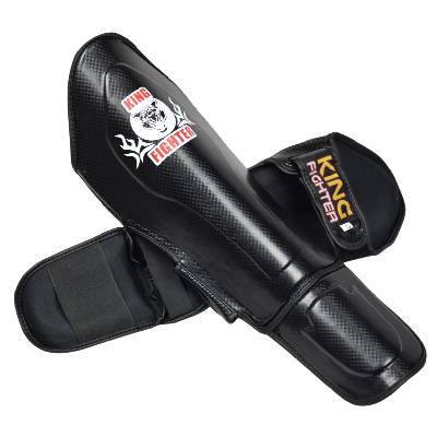 King Fighter Dětské chrániče holení černé CARBON velikost: XS