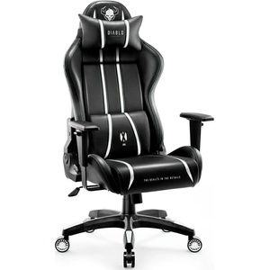 Diablo Chairs [? ] Гейминг стол Diablo Chairs X-One 2.0 Normal Size, черно-бял (DIA000007)