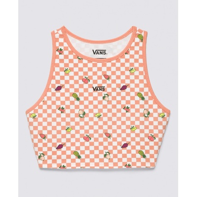 Vans LONGLINE RACERBACK PRINT BRALETTE SUN BAKED