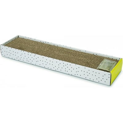 Beeztees škrabadlo pro kočky kartonové PULA 47 x 12,5 x 4,5 cm – Zboží Dáma