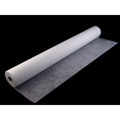 Polytex Vlizelín NOVOPAST oboustranně lepící / nažehlovací, jemný, bílý, š. 90cm, 20+15+15g/m2 (látka v metráži)