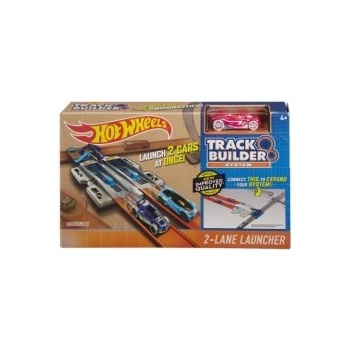 Hot Wheels Track Builder doplňky a dráhy 2 Lane Launcher