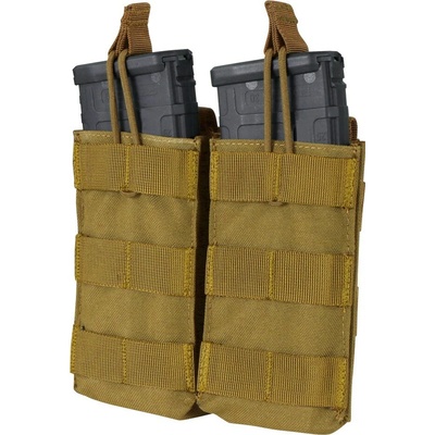 Condor Outdoor Molle dvojitá na zásobníky 2xM4 otvorená coyote