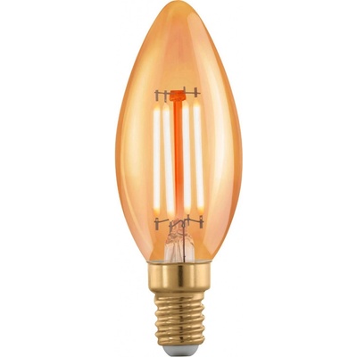 Eglo LED žárovka E14 C35, 4 W 300 Lm 1700 K, jantarová
