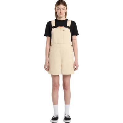 DICKIES Lightweight Canvas sleeveless overall - Beige (Wood Ash)