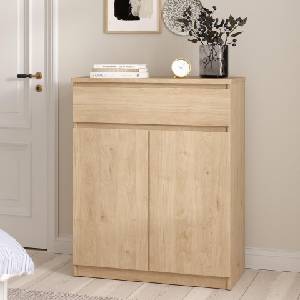  Скрин Naia с 2 врати и 1 чекмедже Jackson Hickory