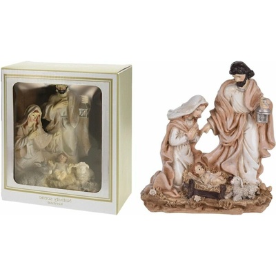 Homestyling KO-AAA901010des1 Betlém Vánoční dekorace 15 x 18 cm design 1