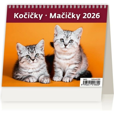 Helma Stolový riadkový 17,1x13,9 cm MiniMax Mačičky 2026