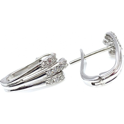 Jan Kos jewellery zlaté náušnice s brilianty AAKE2624