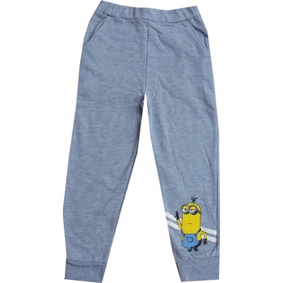 Minions tepláky bavlněné šedé