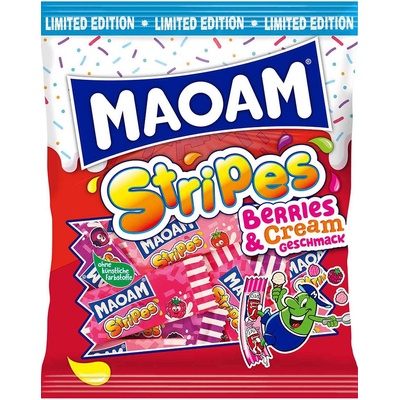 Maoam Stripes Berries & Cream 175 g