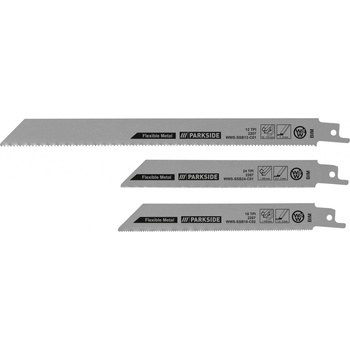 PARKSIDE Sada pilových listů PFSZ 3 B1 3dílná tenký kov