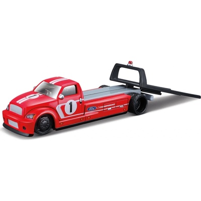 Maisto Flatbed2018 Ford GT Heritage Edition červená 1:64