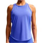 Nike Дамски потник с широка презрамка Nike Women's Tempo Dri-Fit Running Tank Tank top - Sapphire / Reflective Silver - размер XL (916-4766-0715)