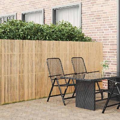 OMAXI Bambusový plot Přírodní 400 x 150 cm bambus 885883