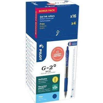 PILOT G-2 modrá 20 ks